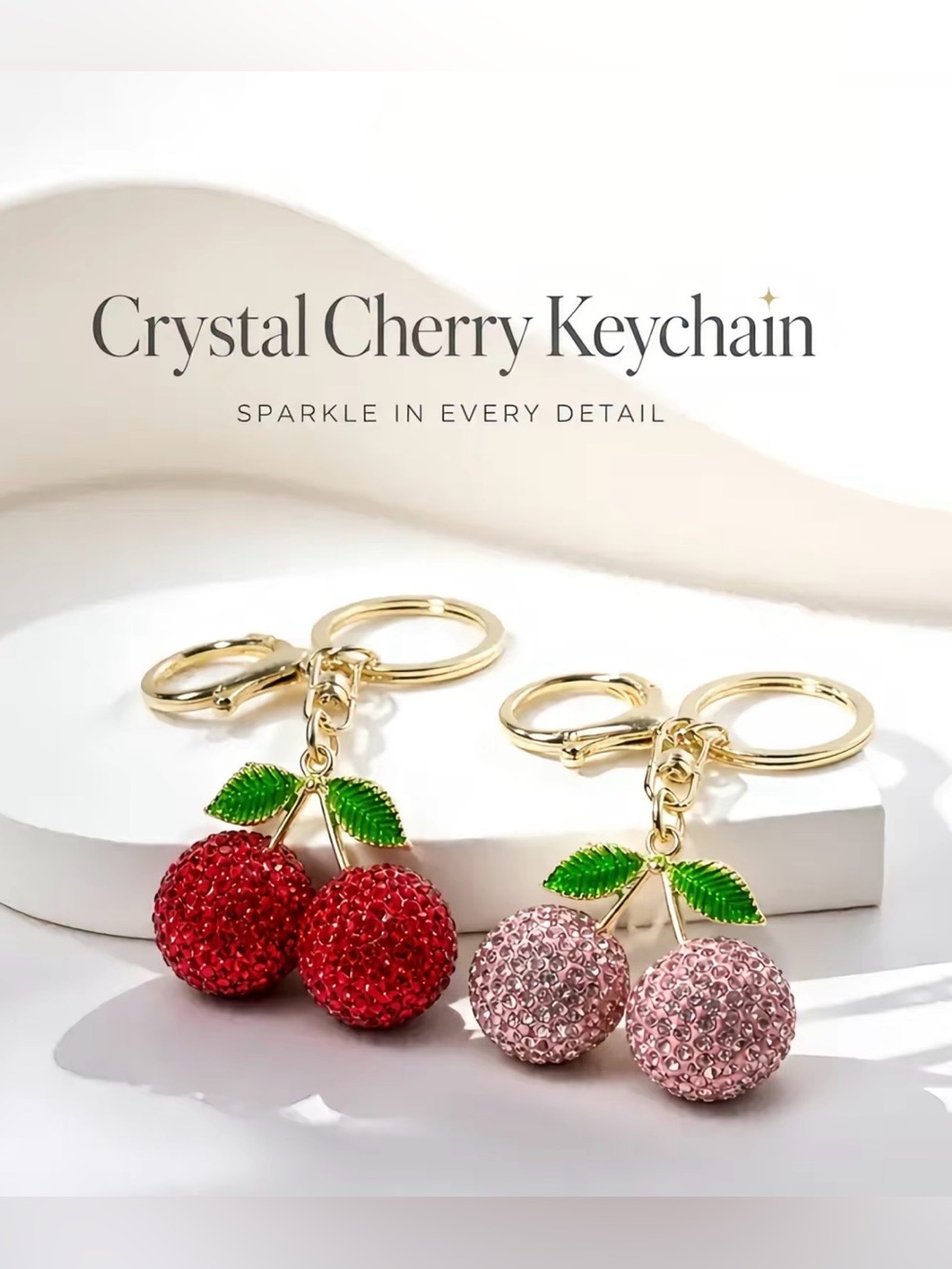 CHERRY KEYCHAIN / BAG  CHARM